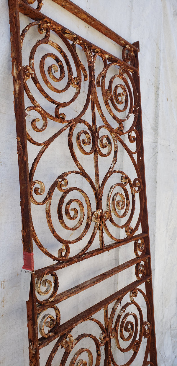 Ornate Wrought Iron Gate 87 1/4" Tall by  32 1/2" Wide  #GA9400