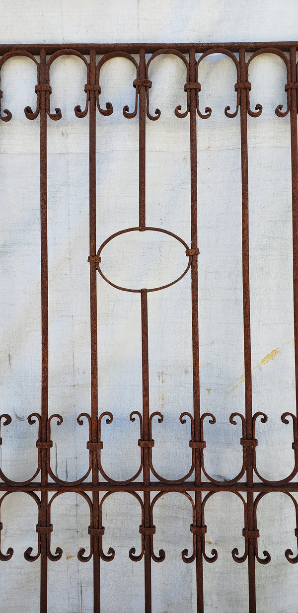 Wrought Iron Gate Panel 79" Tall by 36"  Wide GA9440