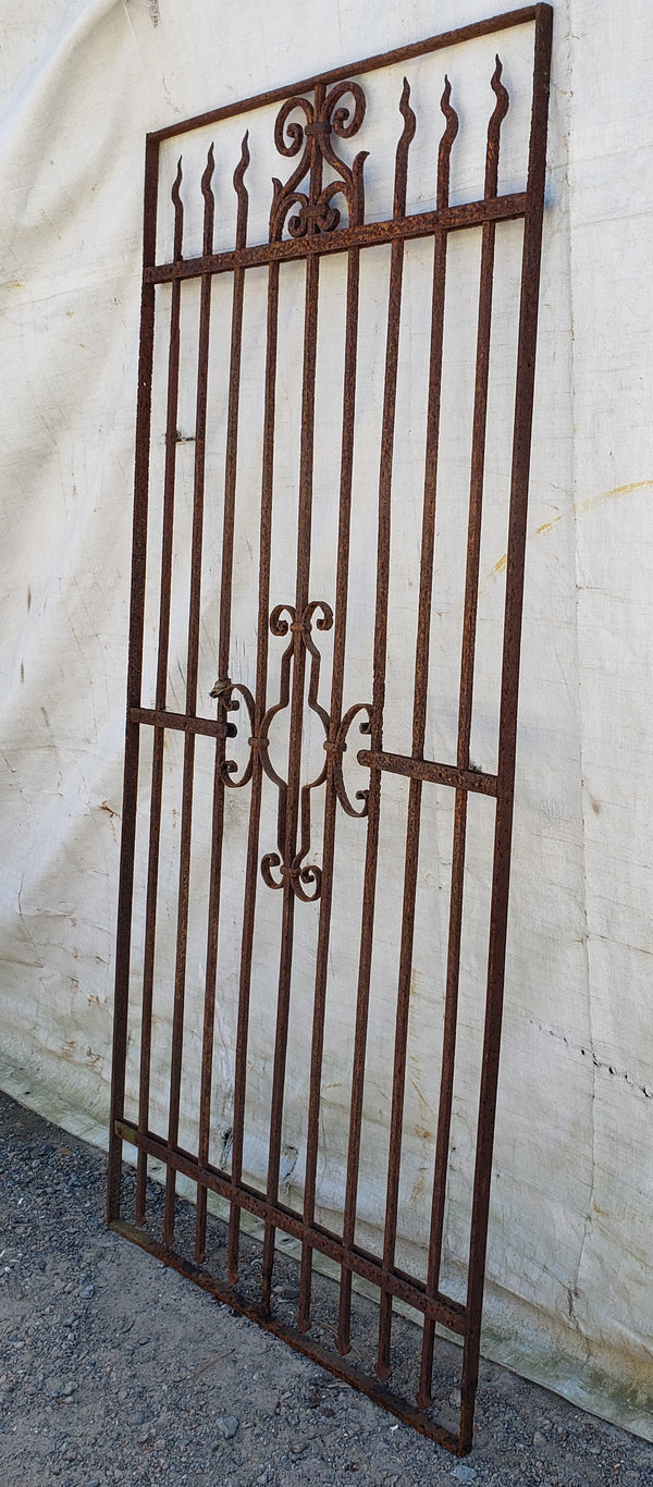 Unique Wrought Iron Gate Panel 77 3/4" Tall by 37" Wide GA9441