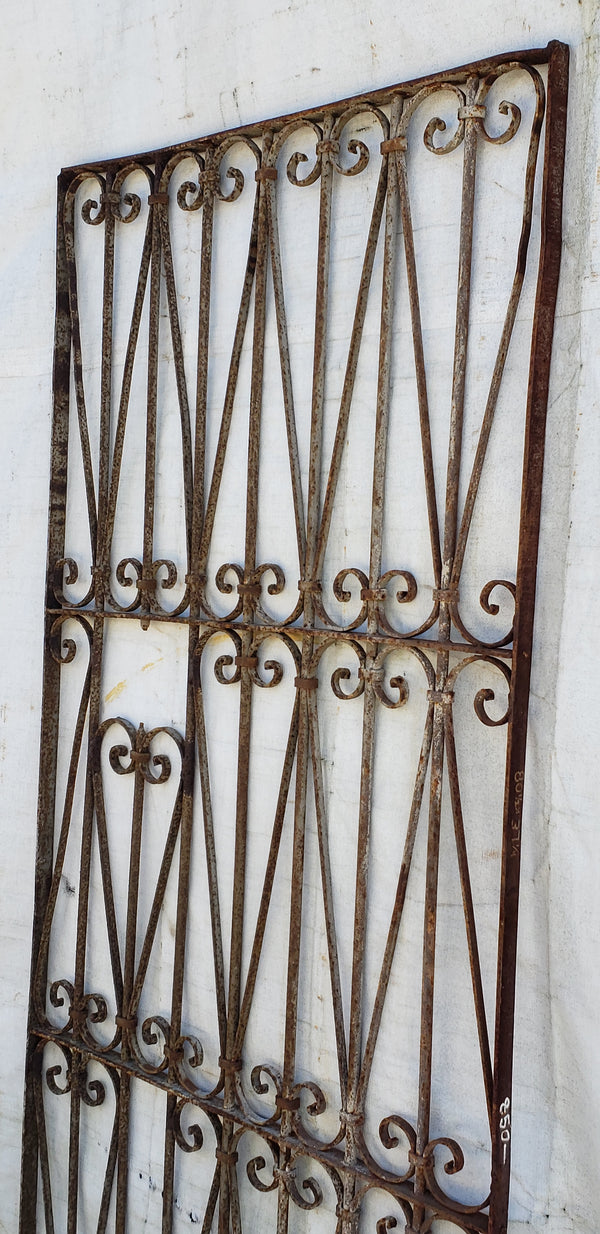 Wrought Iron Gate Panel 80 1/2" Tall by 37 1/4"  Wide GA9443