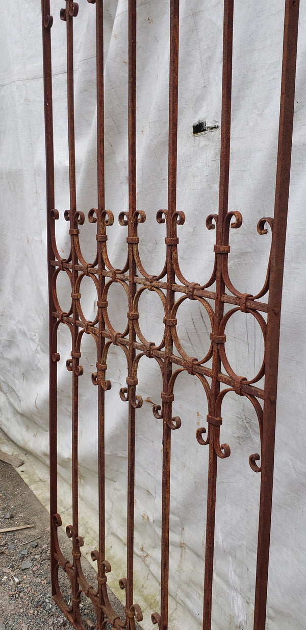 Ornate Wrought Iron Gate 37 3/4" Wide by 80" Tall GA9470