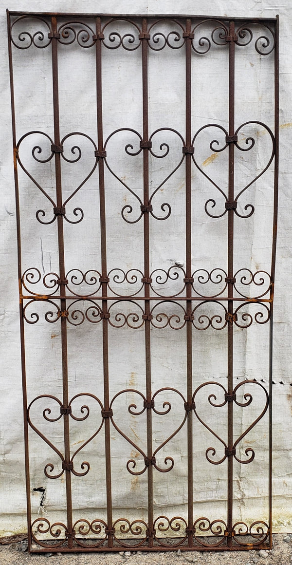 Wrought Iron Gate Panel  66" Tall x 31 1/2" Wide  GA9534