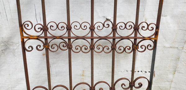 Wrought Iron Gate Panel  66" Tall x 31 1/2" Wide  GA9534