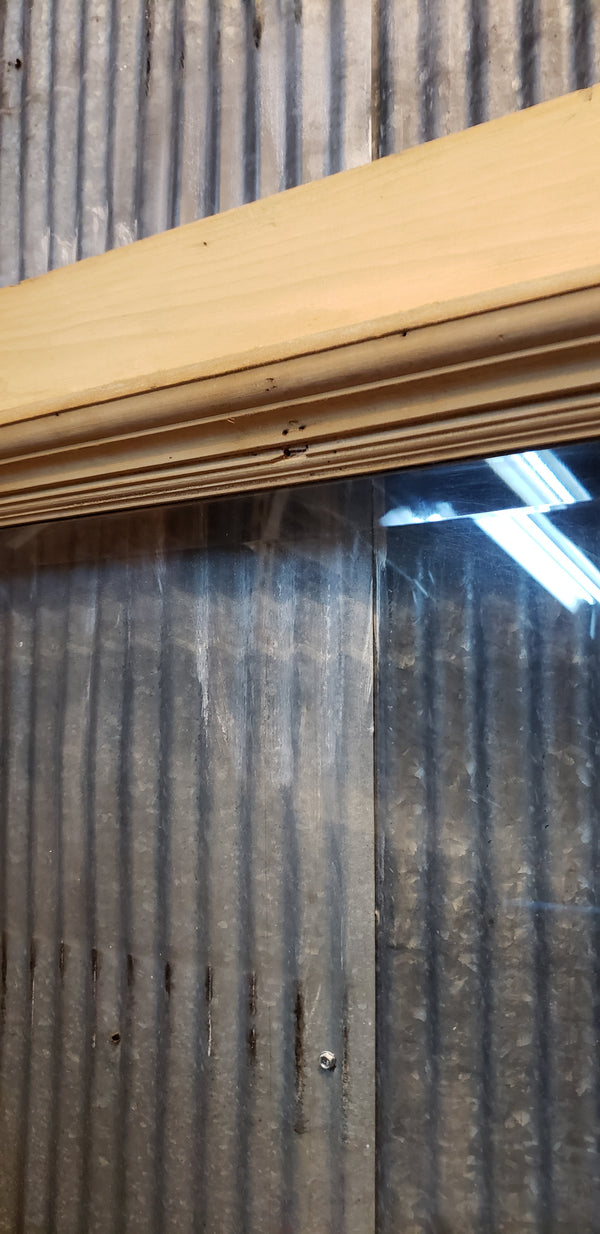 Newly Stripped 1/2 Beveled Glass Interior Door 35 5/8" x 83 1/2" GA9568
