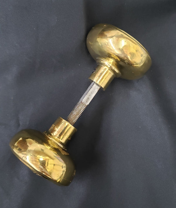 Hand Crafted Cast Brass Virginia State Seal Door Knobs GA9572