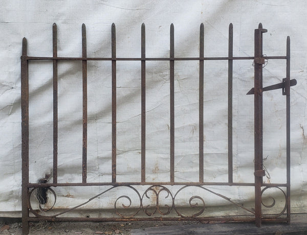 Heavy Duty Wrought Iron Gate  48" Wide by 35" Tall GA9579