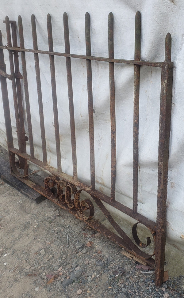 Heavy Duty Wrought Iron Gate  48" Wide by 35" Tall GA9579