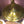 Load image into Gallery viewer, Art Nouveau 3 Light Brass Pan Chandelier with Reverse Painted Shades  GA10079
