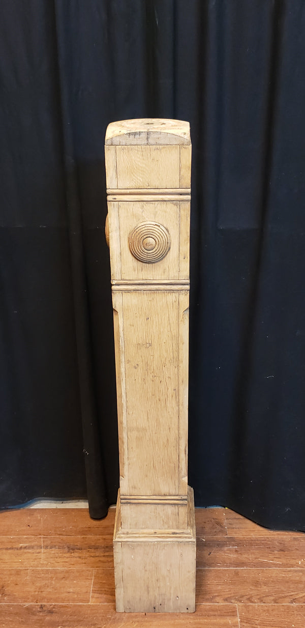 Restored Solid Oak Newel Post 49 3/4" by 8 1/2"  GA9708