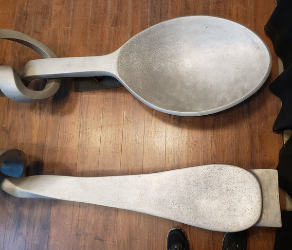 Vintage Cast Aluminum Spoons from Anthropologie/Urban Outfitter's Warehouse at Philly Naval Shipyard GA9745