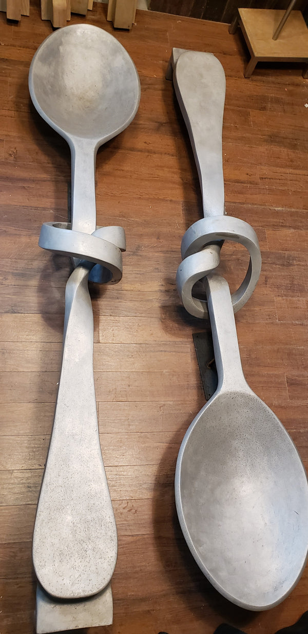 Vintage Cast Aluminum Spoons from Anthropologie/Urban Outfitter's Warehouse at Philly Naval Shipyard GA9745