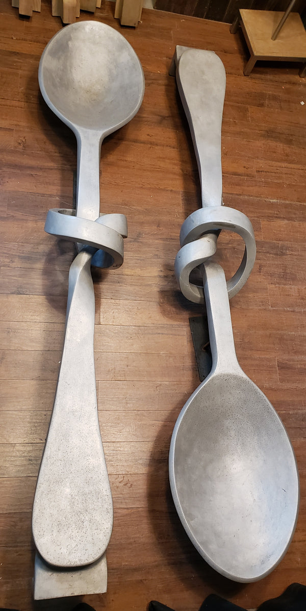 Vintage Cast Aluminum Spoons from Anthropologie/Urban Outfitter's Warehouse at Philly Naval Shipyard GA9745