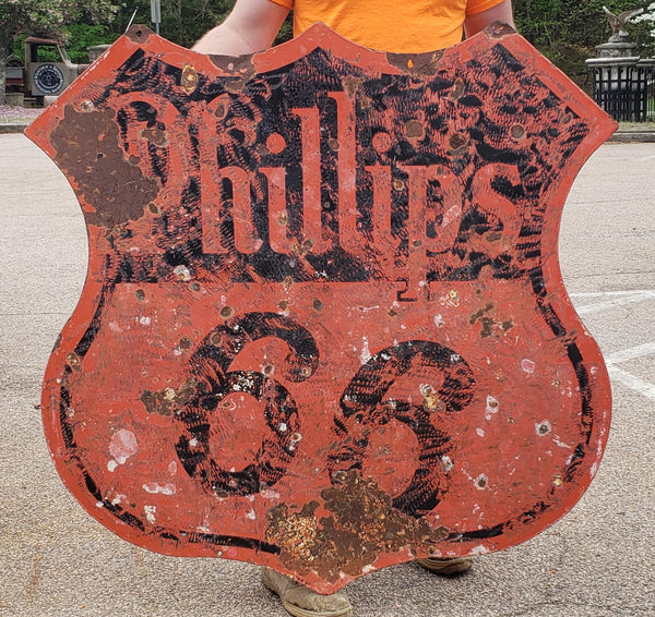 Vintage Phillips 66 Metal Sign 47" x 47" GA9829