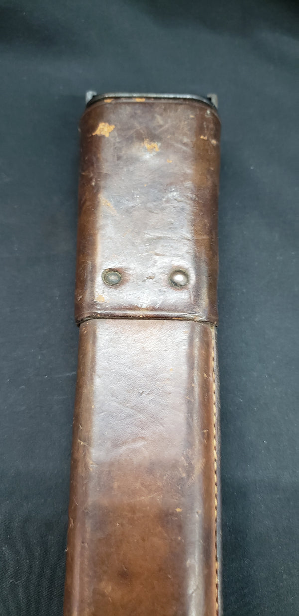 U.S. Model 1903 Springfield Bayonet in First Type Leather Scabbard GA9837