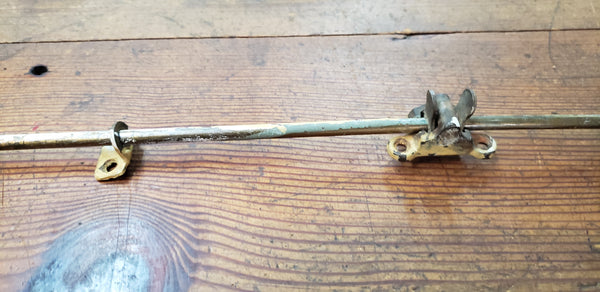 Vintage Brass Transom Window Hardware Operator 42 1/2