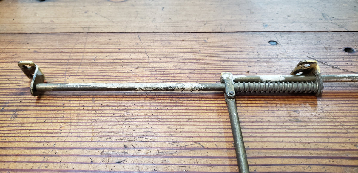 Vintage Brass Transom Window Hardware Operator 42 1/2