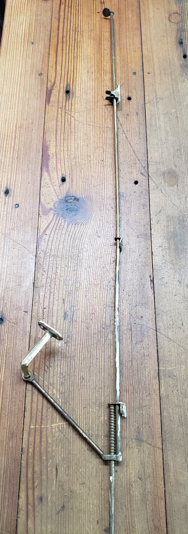 Vintage Brass Transom Window Hardware Operator 42