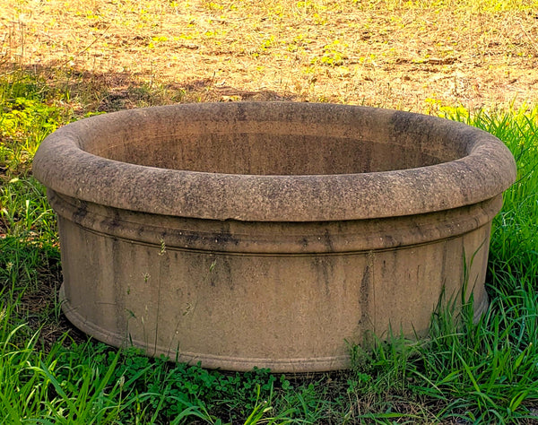 Huge Round Concrete Planters 58" Round x 22 1/2" Tall - 10 Available GACP1