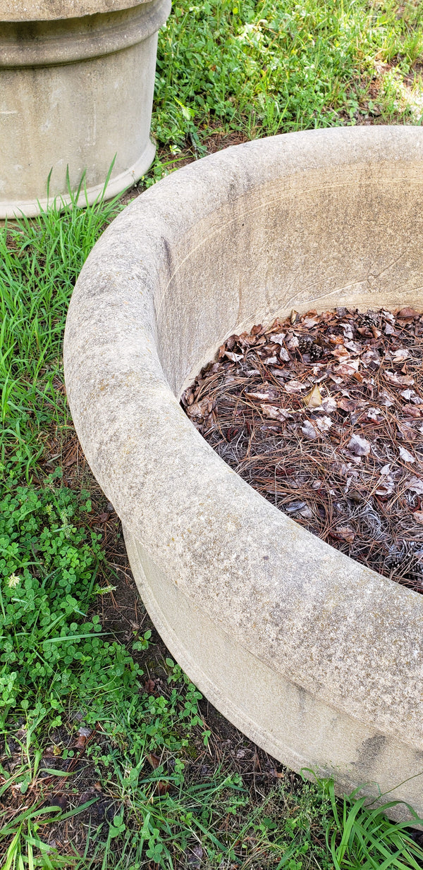 Huge Round Concrete Planters 58" Round x 22 1/2" Tall - 10 Available GACP1