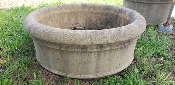 Huge Round Concrete Planters 58" Round x 22 1/2" Tall - 10 Available GACP1