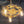 Load image into Gallery viewer, Restored Ornate Art Nouveau Cast Iron 3 Light Chandelier 13&quot; GS00002
