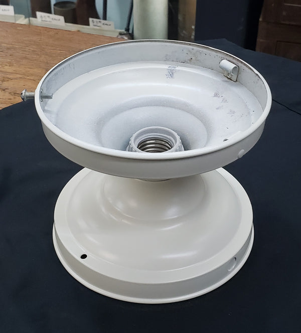 Restored Flush Mount Ceiling Fixture with a 6 1/4" Shade Fitter GS00011