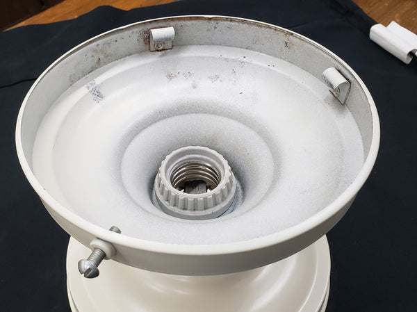 Restored Flush Mount Ceiling Fixture with a 6 1/4" Shade Fitter GS00011