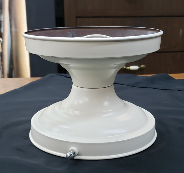 Restored Flush Mount Ceiling Fixture with a 6 1/4" Shade Fitter GS00011