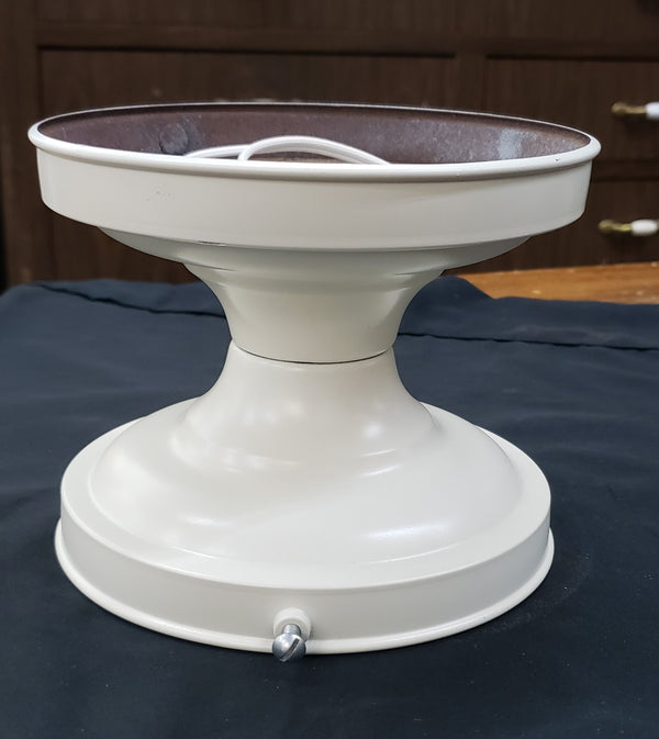 Restored Flush Mount Ceiling Fixture with a 6 1/4" Shade Fitter GS00011