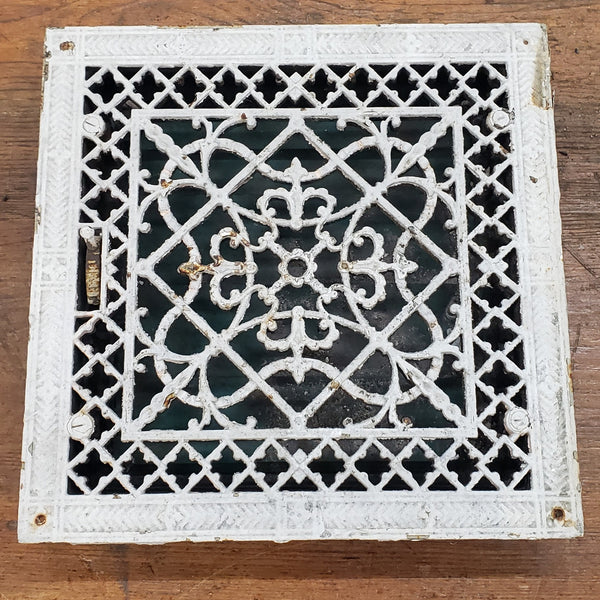 Ornate Cast Iron Floor Register Salvaged from a Washington D. C. Church GS00029