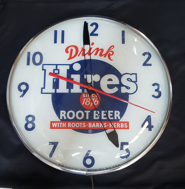 Drink Hires Root Beer with Roots Barks Herbs Since 1876 Wall Clock GS00101