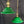 Load image into Gallery viewer, Pair of Large Green &amp; White Cased Pendant Lights with Brass Trim GS00127
