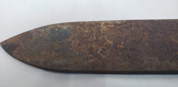 Rare Civil War Confederate McElroy Knife with Brass Cross Guard & Pommel GS00161