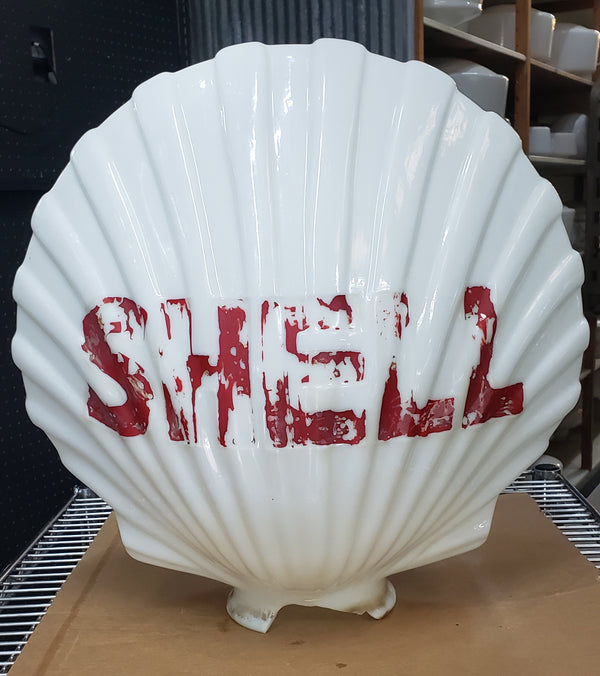 1920's Shell Gas & Oil Gas Pump Globe Sign 18" x 20"  GS00166