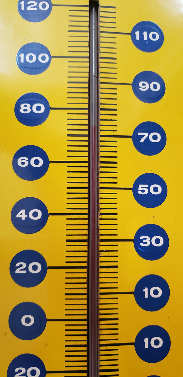 1960's "Say Pepsi Please" Wall Thermometer 28" x 7" GS00193