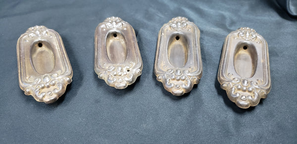 Set of 4 Art Nouveau Window Sash Pulls  5" x 1 1/8" GS00234