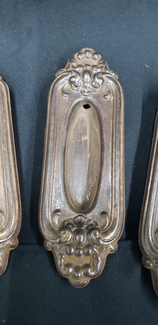 Set of 6 Art Nouveau Window Sash Pulls  4 7/8" x 1  5/8" GS00252