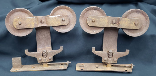 Pair of Cast Iron Pocket Door Rollers GS00269