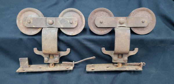 Pair of Cast Iron Pocket Door Rollers GS00271