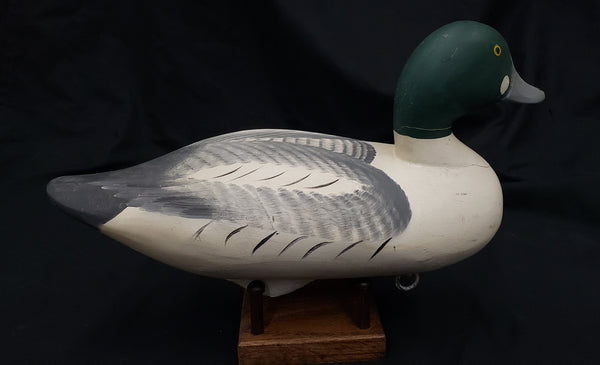 1958 R. Madison Mitchell Duck Decoy 13 1/2" x  5 3/4" x 6 3/4" Tall GS00340