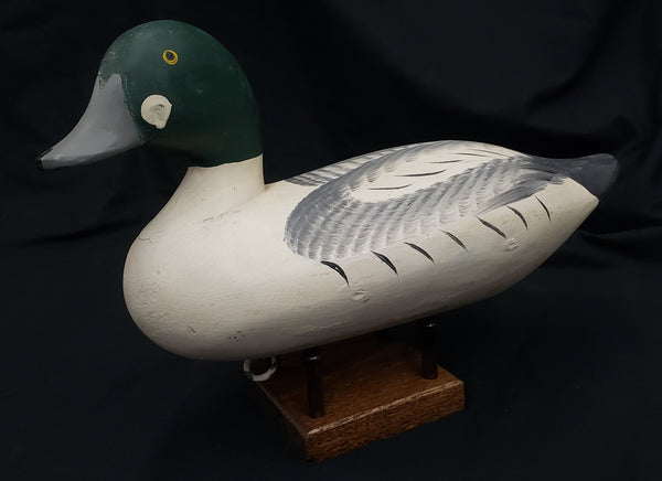 1958 R. Madison Mitchell Duck Decoy 13 1/2" x  5 3/4" x 6 3/4" Tall GS00340