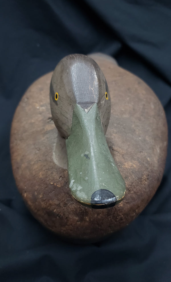 1976 R. Madison Mitchell Cork Duck Decoy 17" x 8 1/2" x 8" GS00347