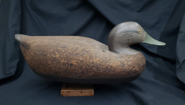 1976 R. Madison Mitchell Cork Duck Decoy 17" x 8 1/2" x 8" GS00347