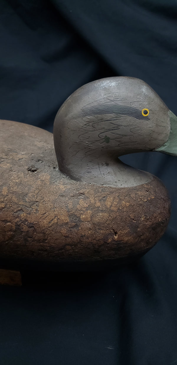 1976 R. Madison Mitchell Cork Duck Decoy 17" x 8 1/2" x 8" GS00347