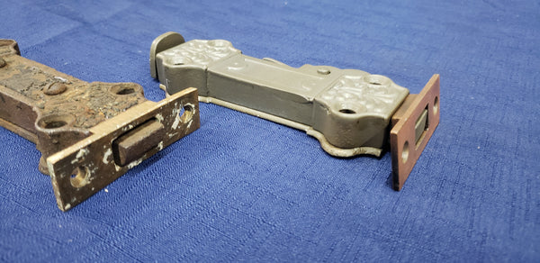 Original  Pair of Victorian Eastlake Bolt Locks with Keepers GS00385