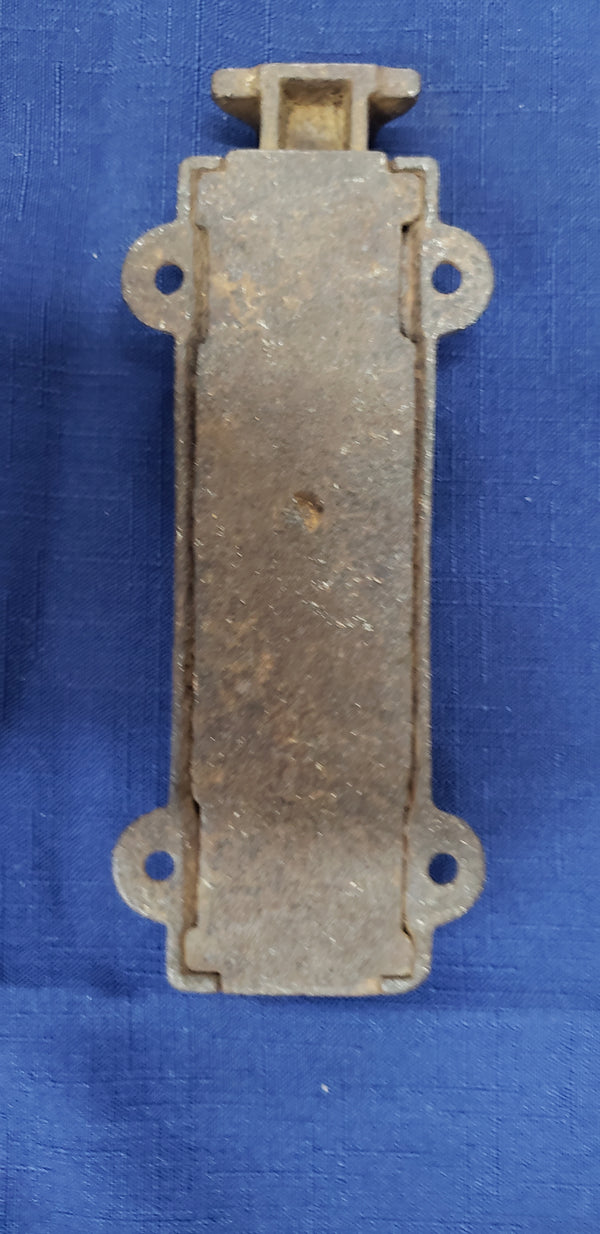 Cast Iron Victorian Eastlake French Door Bolt Lock  6" x 2 1/2" GS00397