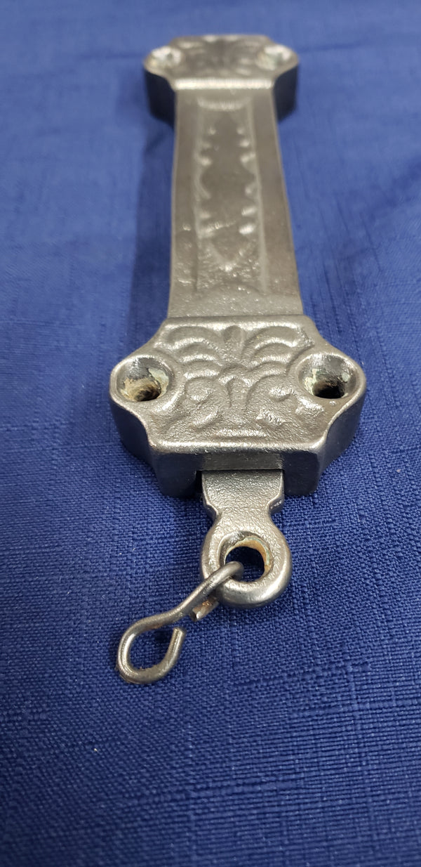 Restored Cast Iron Victorian Eastlake Spring Lock 6 3/4" x 1 7/8" GS00398