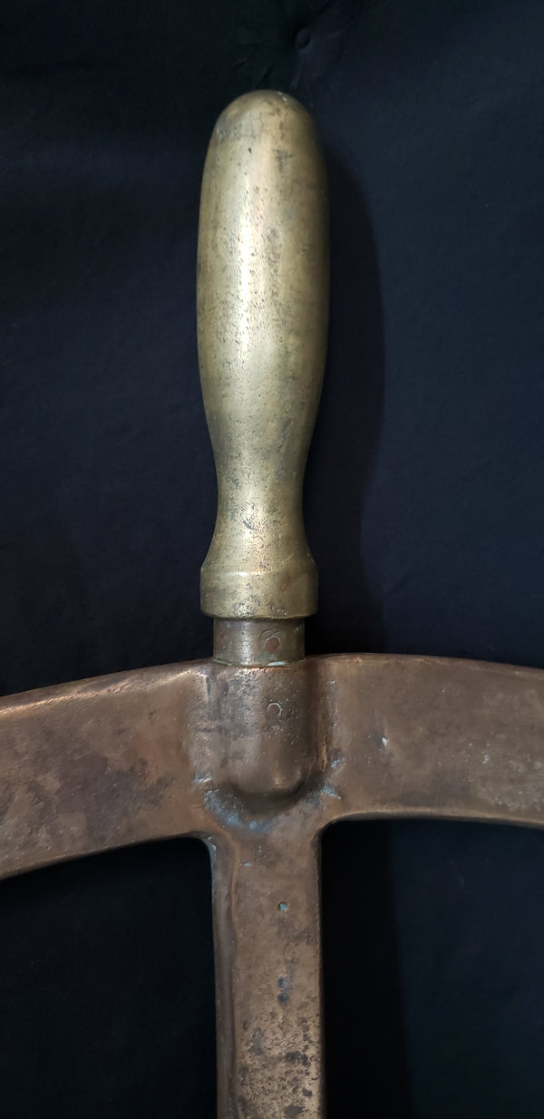 WWII Bronze & Brass Ship Steering Wheel w/ King Spoke Indicator GS00407