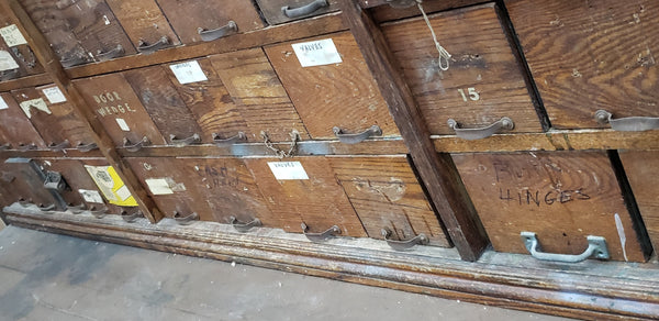 Turn of the Century 4 Piece Double Hardware Bolt Bin 85 1/4" x 94" x 51" GS00410