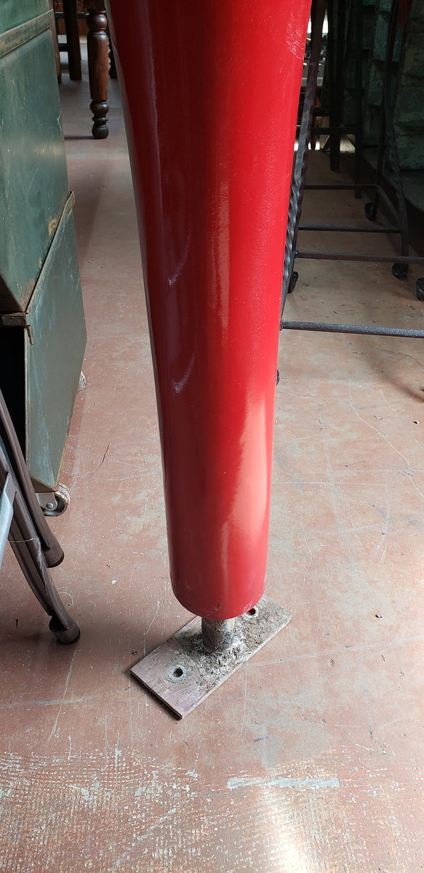 Vintage 5 Foot Tall Fiberglass Red High Heel Pump Shoe 63" x 68" x 30" GS00411